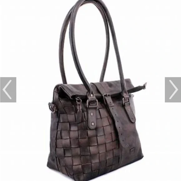 Bed Stu Rachel Tote Bag in Rustic Black NWT - Picture 7 of 10